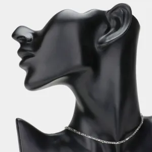 iLLASPARKZ Faceted Stone Jelly Strap Choker Necklace