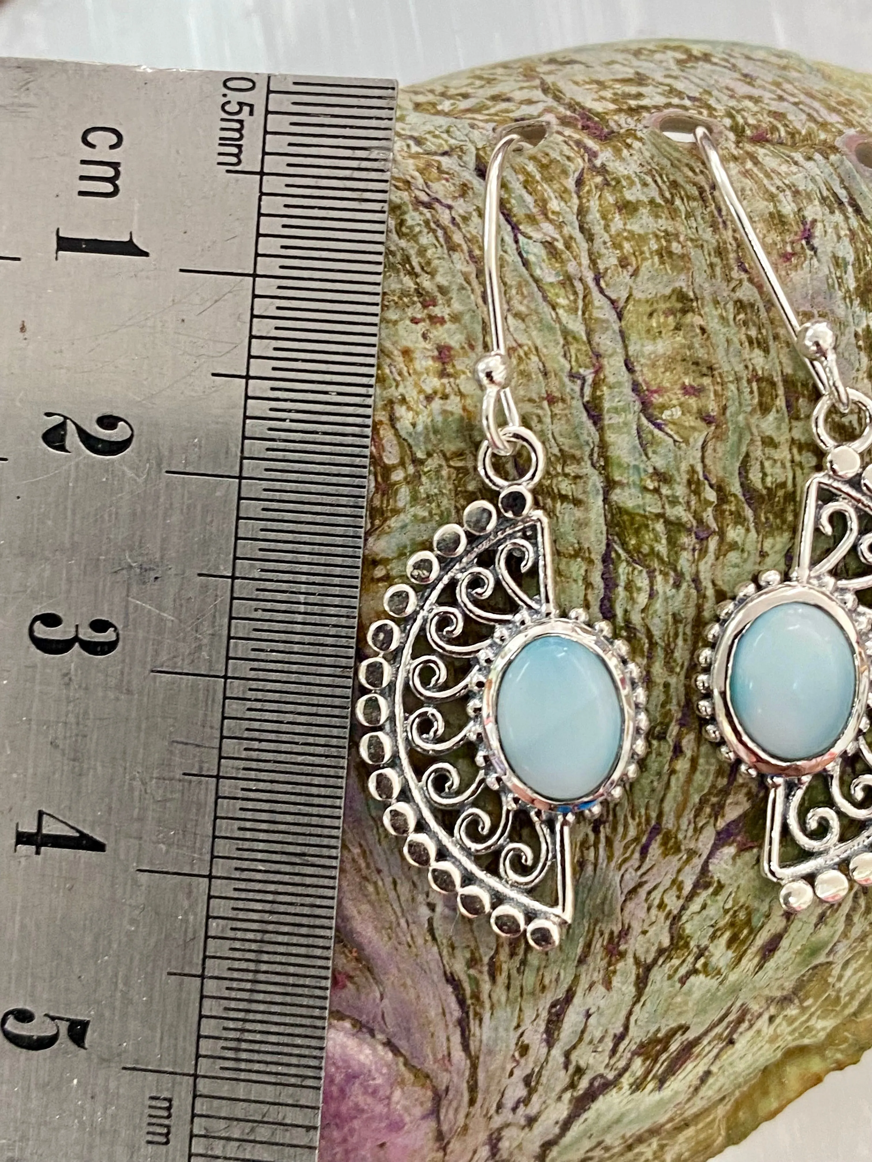 Larimar Drop Earrings