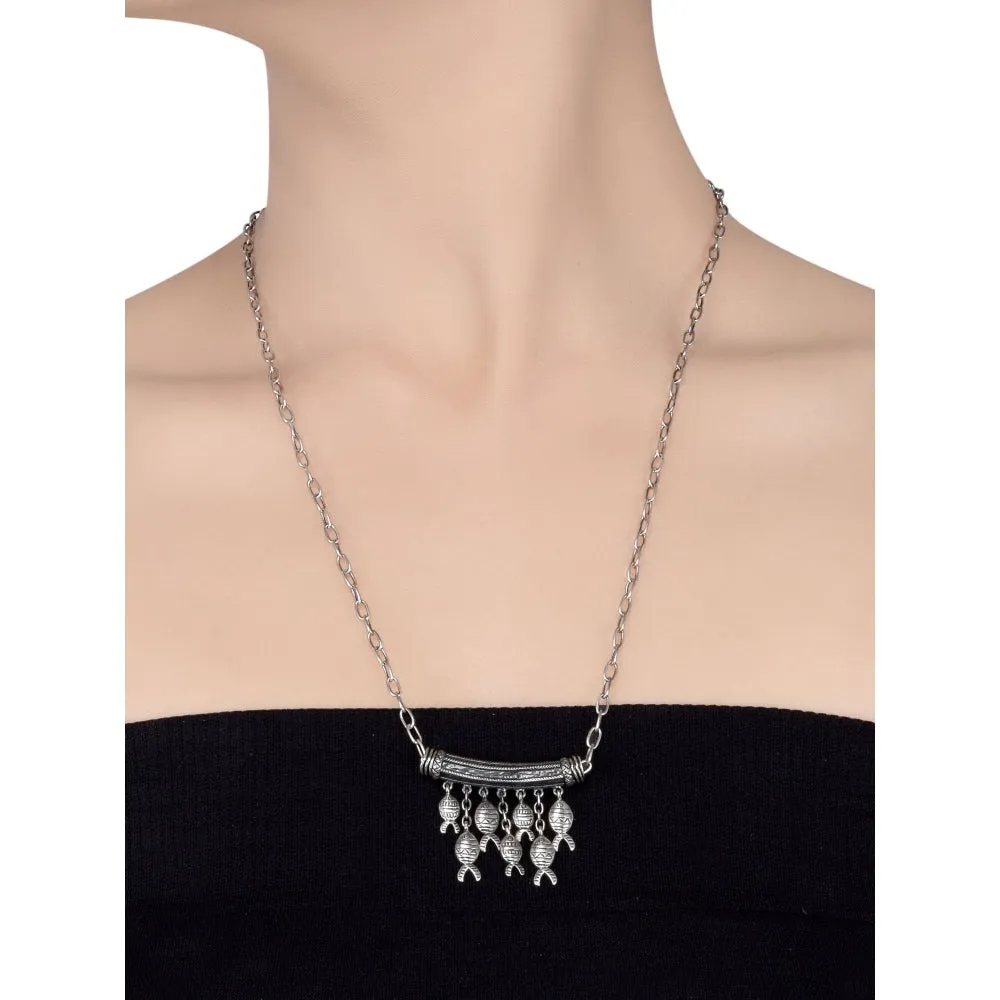 Masaba Silver Brass Necklace