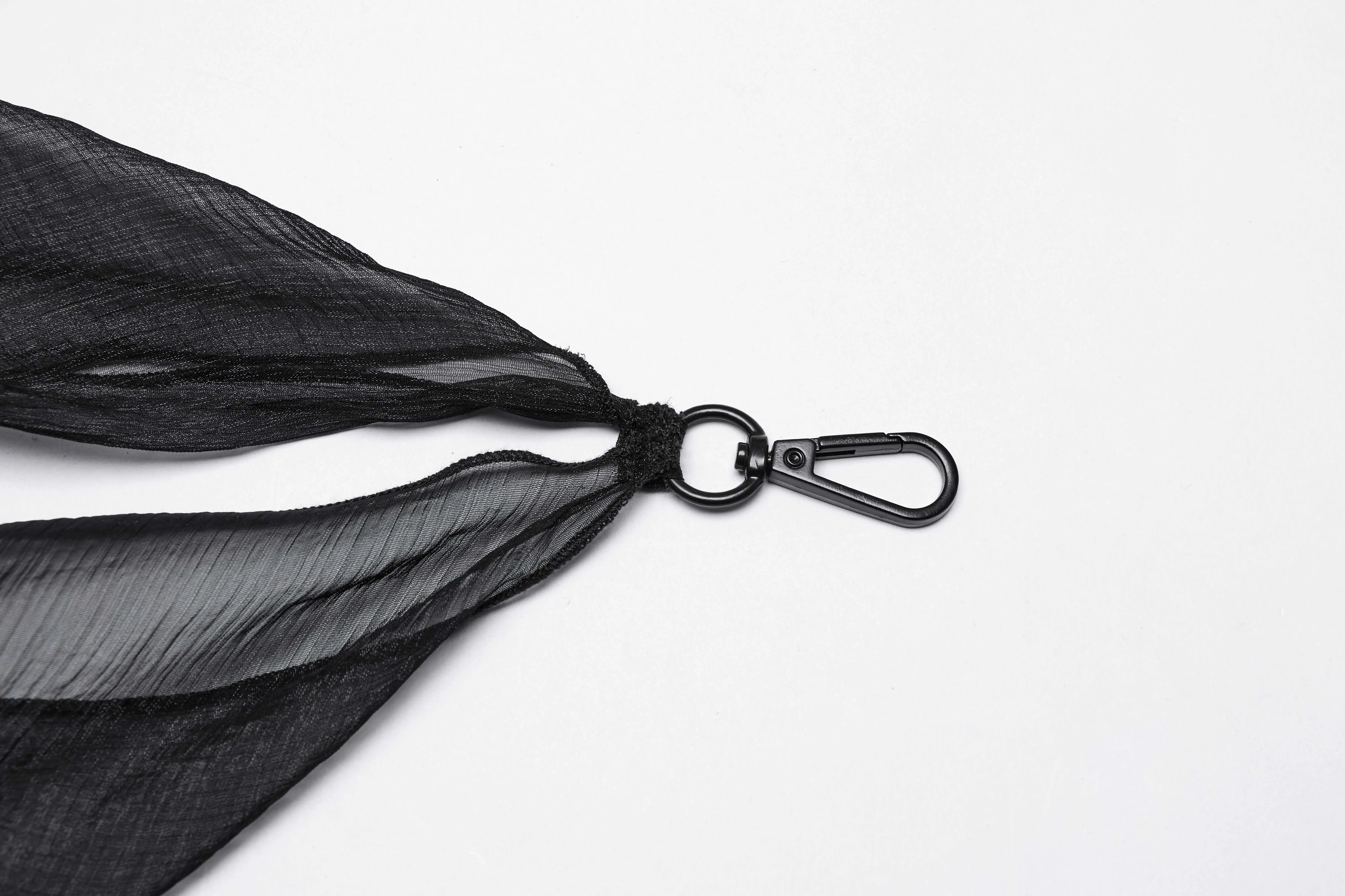 Punk Rave Dark Night Vampire Cloak in Black