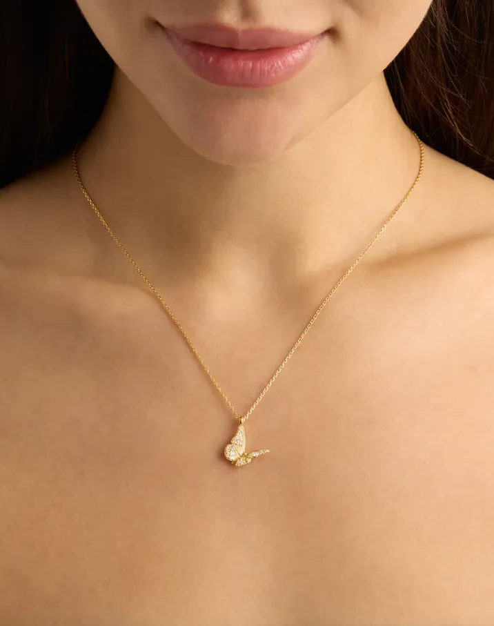 Wanderlust Necklace Gold
